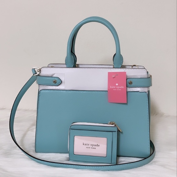 New💃Kate Spade Staci Medium Satchel And Wallet - Picture 7 of 9